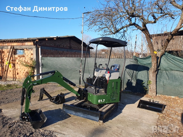 Мини Багер Müller Е1.7, снимка 4 - Селскостопанска техника - 52752609