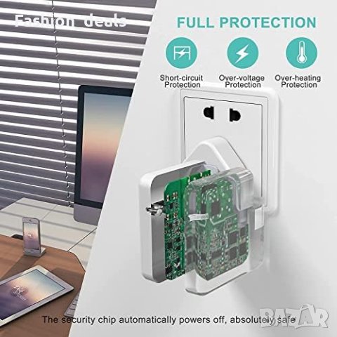 Ново Зарядно за лаптоп MacBook Pro / Air 96W USB C Стенен адаптер, снимка 3 - Захранвания и кутии - 42203868