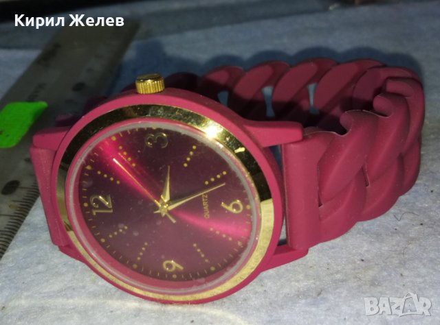 ORIFLAME QUARTZ МАРКОВ ФЕШЪН АРТ МОДЕЛ КВАРЦОВ ЧАСОВНИК ОРИФЛЕЙМ СИЛИКОНОВА КАИШКА - РАБОТЕЩ 26537