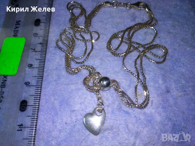 STEFANI ST. JACQUES Италианско МАРКОВО БУТИКОВО ФЕШЪН АРТ КОЛИЕ СРЕБРО 925 ЧАСТ от КОМПЛЕКТ 37458, снимка 3 - Колиета, медальони, синджири - 40576068