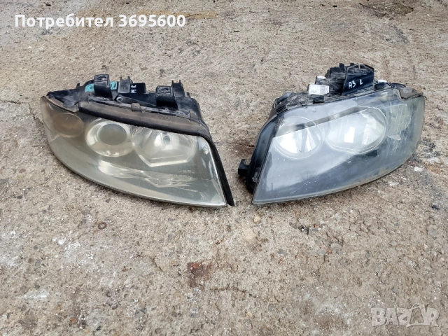 Audi A3 8P A4 B6 Ауди А3 8П А4 Б6 фарове ляв десен фар