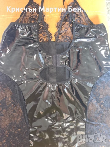 Бельо с цип Пънк с прозрачна флоарна дантела , снимка 9 - Бельо - 50985006