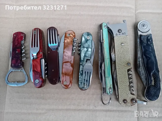 Лот 8 броя винтидж,колекционерски джобни ножове-запазени., снимка 2 - Антикварни и старинни предмети - 48462675