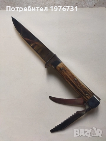 Нож Ловен на GML LEEGEBRUCH - Германия , снимка 4 - Ножове - 52871728