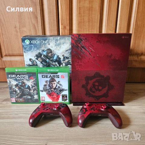 XBOX ONE S 2TB Gears of War + 2 игри + 2 джойстика PS5 PS4 PlayStation 4 5