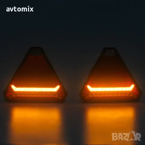 Безжични диодни LED стопове с магнит и вендуза, 12V, неон ефект, снимка 12 - Аксесоари и консумативи - 49812791