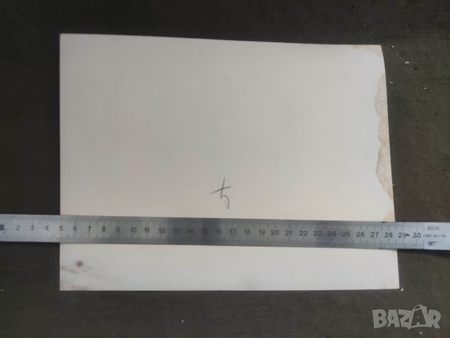 Продавам стара снимка на Генерал Добри Джуров с меч и с Фидел Кастро, снимка 3 - Антикварни и старинни предмети - 43653084