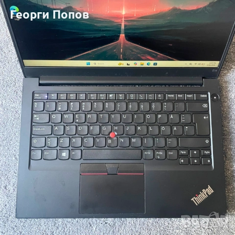 AMD Ryzen 3 4300u, Lenovo ThinkPad E14 Gen 2, 8GB RAM DDR4, 256GB NVMe, снимка 3 - Лаптопи за работа - 53655966