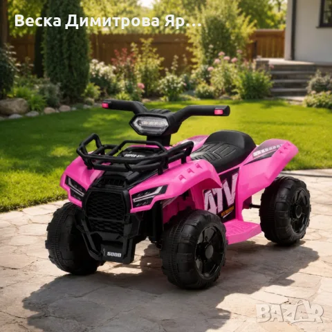 Детско акумулаторно ATV J320 6V – LED светлини, USB музика и офроуд приключения за деца 1.5–4 години