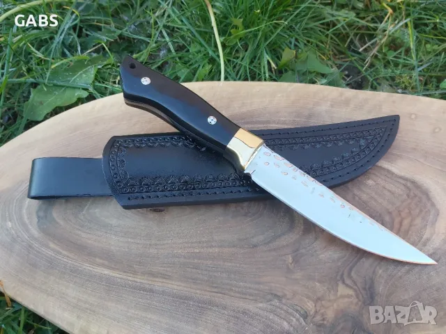 Ловен нож фултанг с кожена кания
