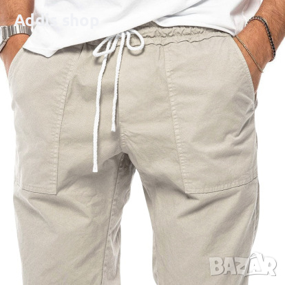 Мъжки ежедневни едноцветни панталони, 5цвята , снимка 11 - Панталони - 44825328
