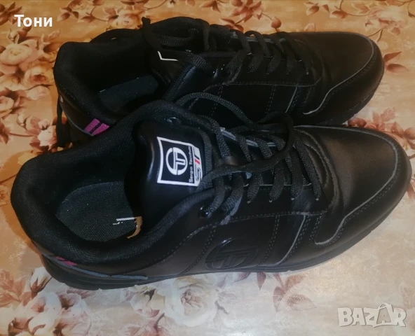 SERGIO TACCHINI Оригинал Нови Кожени Дамски Маратонки 39, снимка 3 - Маратонки - 50496065