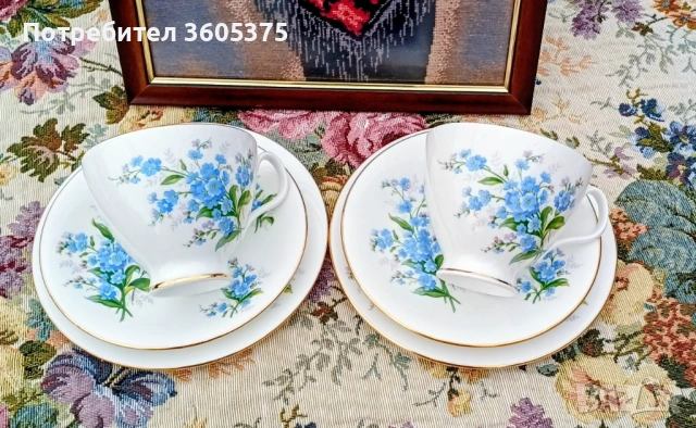 Порцеланови сетове за чай на Royal Albert , снимка 6 - Сервизи - 53104174