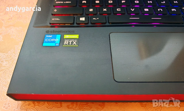 NVidia RTX 3070 8GB/Intel Core i7-11800H/16GB RAM/1TB SSD NVMe/17.3 IPS 240Hz FullHD/MSI Raider 76, снимка 14 - Лаптопи за игри - 53757006