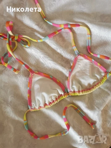 Горнище на бански в свежи цветове, снимка 3 - Бански костюми - 50687766