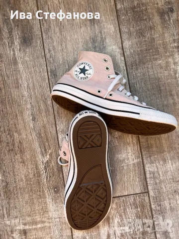 Нови светло розови маркови оригинални кецове кецки Converse номер 40, снимка 4 - Кецове - 47364747