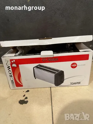 Тостер Crown CT-1205dx 1200W, снимка 4 - Тостери - 48857082