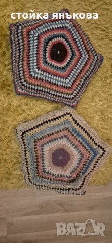 Продавам плетени възглавнички на една кука., снимка 3 - Декорация за дома - 51209766