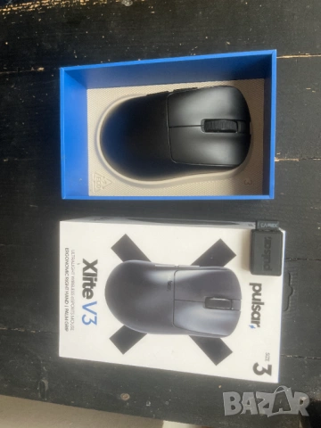 Pulsar Xlite v3 (Large) безжична геймърска ергономична мишка за големи ръце, снимка 2 - Клавиатури и мишки - 53621324