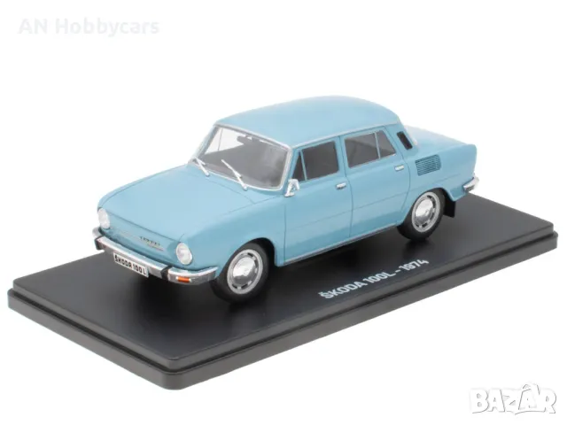 SKODA 100L Blue - 1974 1:24 Hachette, снимка 1 - Колекции - 48629841