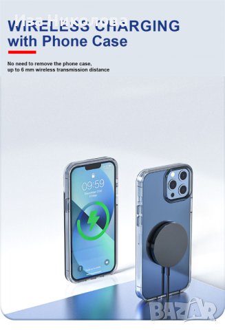 Магнитно безжично зарядно 30W, снимка 6 - Безжични зарядни - 41266635