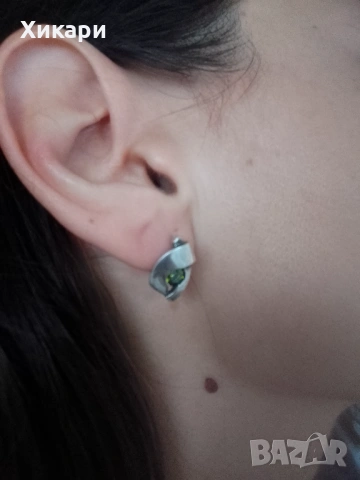 Сребърен комплект с Аквамарин/Сребърен комплект с Оливин, снимка 18 - Бижутерийни комплекти - 51743177