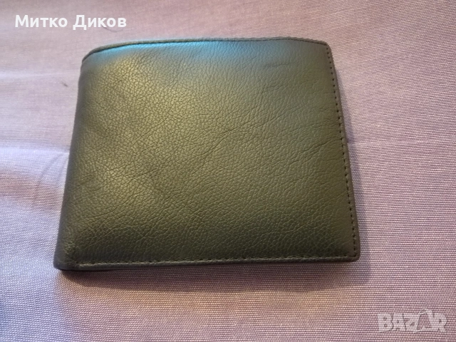 Италиански портфейл #2 125х100мм естествена кожа с много прегради за карти-документи, снимка 10 - Портфейли, портмонета - 53560706