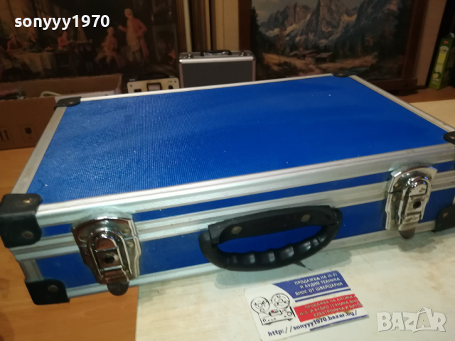 АЛУМИНИЕВ КУФАР-СИН МАРКОВ ЗА АУДИО ИЛИ ДРУГО 2303242042