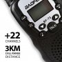 !!Нови до 5 км 22 канала BAOFENG BF-T3 Промоция Комплект 2бр. Радиостанции Уоки Токи, Led индикация , снимка 5