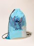 Модна детска раница с шнур Stitch, 10цвята - 023, снимка 11