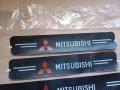 Карбонови стикери за прагове на автомобил Мицубиши Mitsubishi , снимка 2