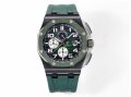 Мъжки часовник Audemars Piguet Royal Oak Offshore Green с швейцарски механизъм, снимка 1 - Луксозни - 40995142