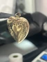Златен винтидж медальон "Сърце" Tru-Kay – отварящ се, 14К, снимка 2