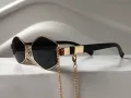 Дамски слънчеви очила със синджир/ верижка, снимка 5