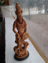 Стара статуетка на китаец фигура паста смола, снимка 6