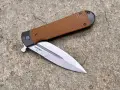 Сгъваем джобен нож GANZO ADIMANTI SAMSON D2 G10 Brown, снимка 3