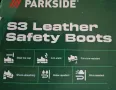 защитни кожени работни обувки S3 на Парксайд , снимка 3