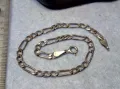 СТАРА СРЕБЪРНА ГРИВНА СРЕБРО 925 КЛАСИЧЕСКА КАРТИЕ ПЛЕТКА 47962, снимка 1