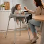 Детско столче за хранене, сиво, снимка 4