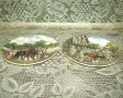 Колекционерски  декоративни порцеланови чинии Wedgwood, сет 2 бр., снимка 3