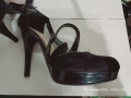 Черни обувки на висок ток, снимка 9