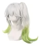 Аниме косплей бяла перука Nahida Genshin Impact с подвижна опашка и плитка, снимка 11