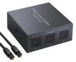 1X3 SPDIF TOSLINK Оптичен Сплитер за Цифрово Оптично Аудио 1 х Вход 3х Изхода LPCM 2.0 DTS Dolby-AC3, снимка 2