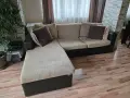 Ъглов диван ,изпорзван, снимка 1