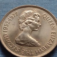 Монета 25 пенса 1977г. Гибралтар 25г. От коронацията на кралица Елизабет втора 40435, снимка 7 - Нумизматика и бонистика - 42711310