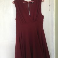 Нова официална рокля цвят бордо, снимка 2 - Рокли - 40859438