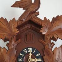 Стенен часовник с кукувица - Шварцвалд, снимка 7 - Антикварни и старинни предмети - 44617015