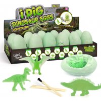 Светещи динозаври в яйца за изкопаване , снимка 1 - Фигурки - 40023829