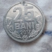 25 бани Молдова 2017, снимка 1 - Нумизматика и бонистика - 33892729