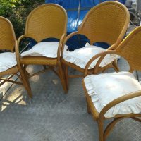 Ратанови столове , снимка 1 - Столове - 41345767